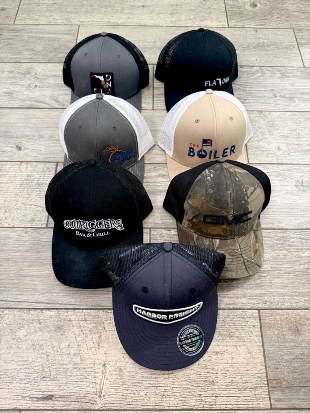 Various Trucker Hats (Lot of 7)